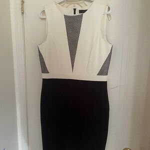 Black and white dress